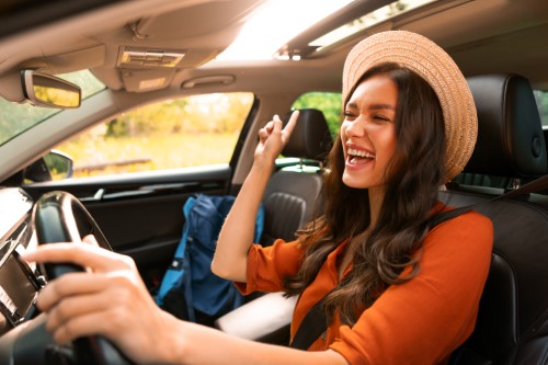 Member enjoying a drive