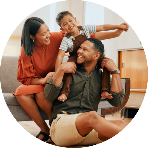 Family enjoying time together
